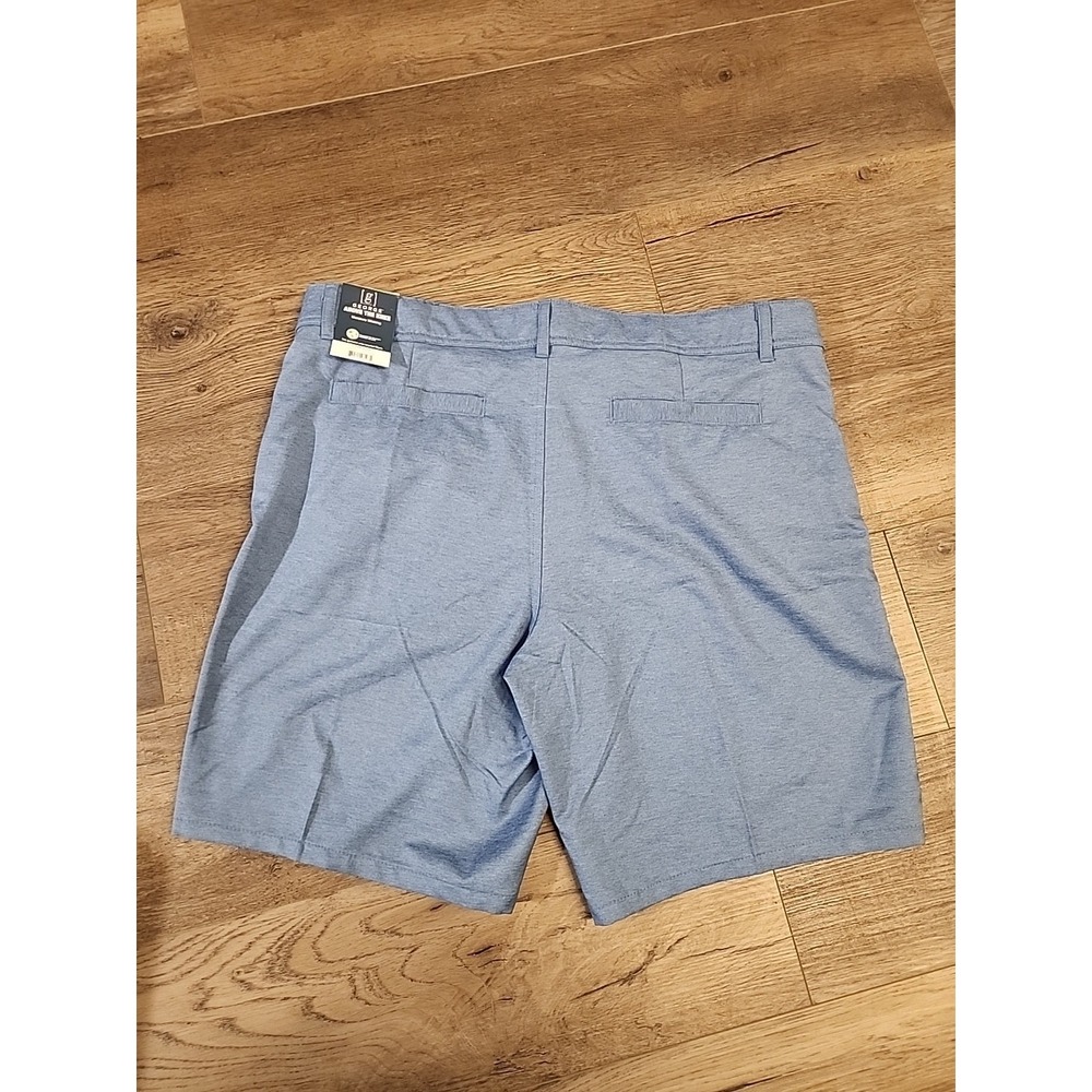 Sz‎ 38 Mens Storm Blue Heather George Commuter Shorts 9" inseam - Picture 2 of 3